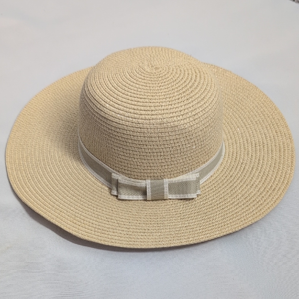 NWOT Source Unknown Tan Wide-Brim Hat